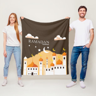 Cobertor De Velo Ramadan Kareem Fleece Blanket