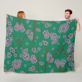 Cobertor De Velo Ramais Peculiares Fleece Blanket