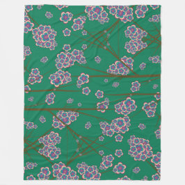 Cobertor De Velo Ramais Peculiares Fleece Blanket