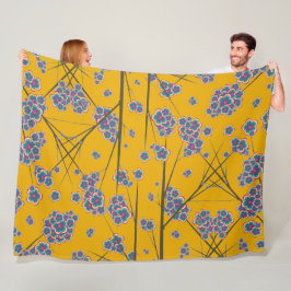 Cobertor De Velo Ramais Peculiares Fleece Blanket