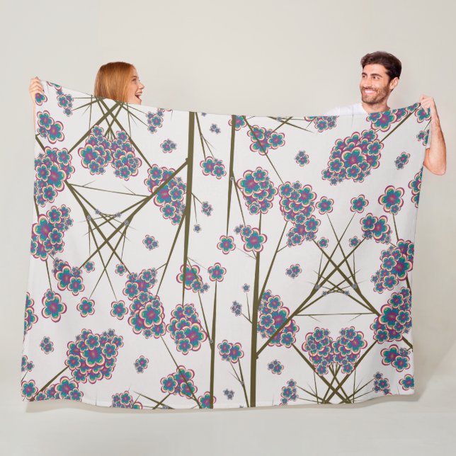 Cobertor De Velo Ramais Peculiares Fleece Blanket (In Situ)