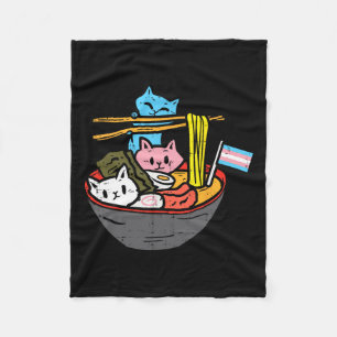 Cobertor De Velo Ramen Cat Transgender Lgbt Trans Pride Janpanese N