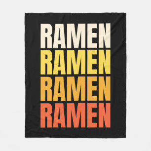 Cobertor De Velo Ramen design de texto