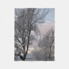 Cobertor De Velo Ramos cobertos de neve