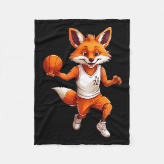 Cobertor De Velo Rapariga Desenho Animado Fofo Jogando Basquete