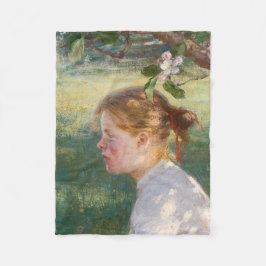 Cobertor De Velo Rapariga sob a árvore da maçã (por Danielson-Gambo