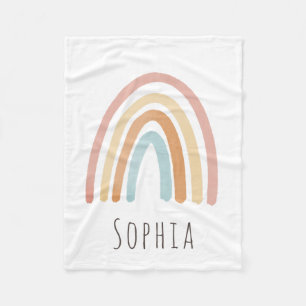 Cobertor De Velo Raparigas Cute Boho Watercolor