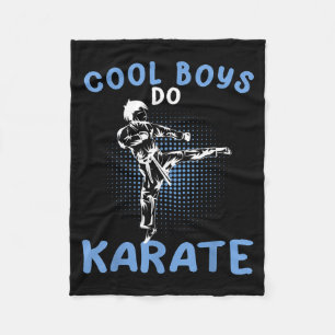 Cobertor De Velo Rapazes fixes fazem Karate Karateka Artes Marciais
