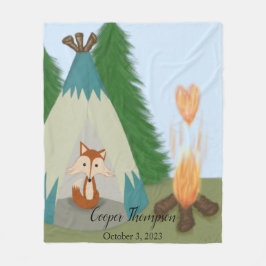 Cobertor De Velo Raposa Solitária