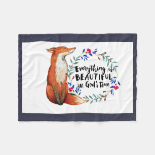 Cobertor De Velo raposas do tempo dos deuses