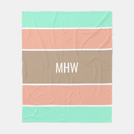 Cobertor De Velo Rascunhos de monograma personalizado de padrão