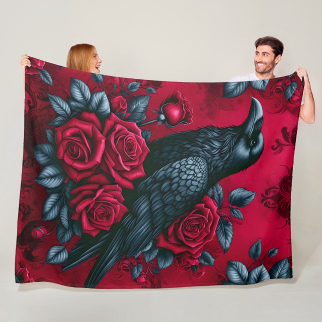 Cobertor De Velo Raven Song 60x80 Fleece Blanket (In Situ)