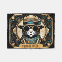 Real Kool Katz Fleece Blanket