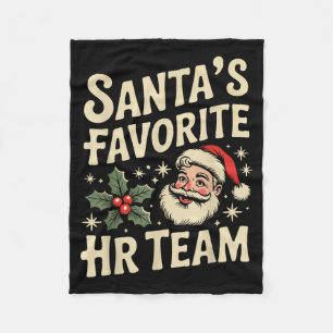 Cobertor De Velo Recursos Humanos Vintage Correspondentes Hr Natal