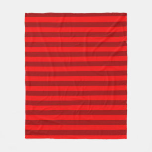 Cobertor De Velo Red and Maroon Stripes Design