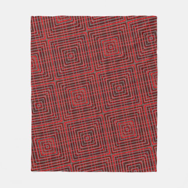 Cobertor De Velo red chritmas happy day candy background (Frente)