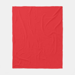Cobertor De Velo Red Fleece Blanket