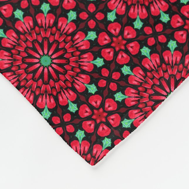 Cobertor De Velo Red Floral Natal (Quina)