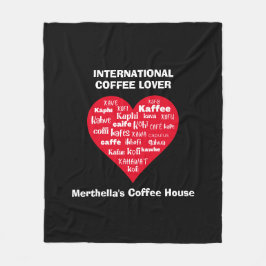 Cobertor De Velo Red Heart COFFEE LOVER