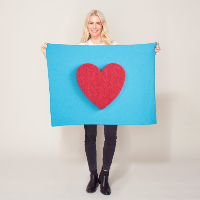 Cobertor De Velo Red Love Heart (In Situ)