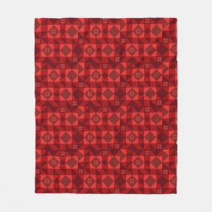 Cobertor De Velo Red Nordic Star Christmas Bright