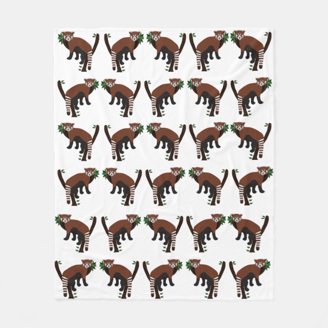 Cobertor De Velo Red Panda Fleece Blanket (Frente)