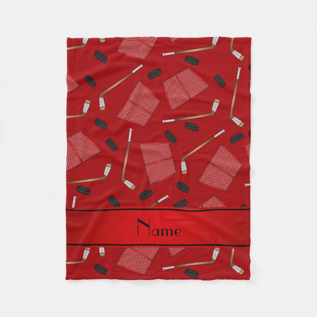 Cobertor De Velo Redes vermelhas conhecidas feitas sob encomenda (Frente)