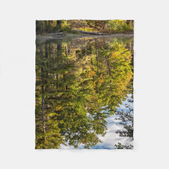 Cobertor De Velo Reflections in Red Eagle Pond | White Mountains (Frente)