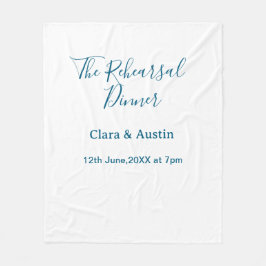 Cobertor De Velo Rehearsal dinner the night before simple minimal m