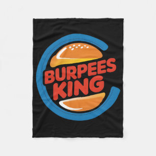 Cobertor De Velo Rei dos Burpees Cardio Ginásio Fisiculturismo Aman