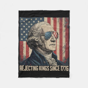 Cobertor De Velo Rejeitando Reis Desde 1776 Bandeira Dos EUA 4 De J