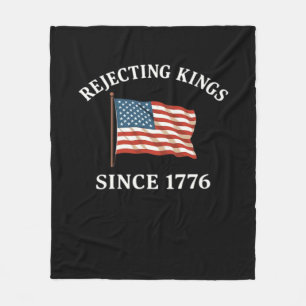 Cobertor De Velo Rejeitando Reis Desde 1776 Estilo Essencial