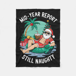 Cobertor De Velo Relatório de meio de ano do Papai Noel Ainda trave