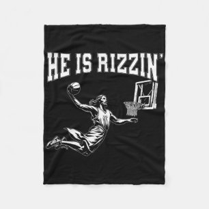 Cobertor De Velo Religião páscoa Engraçado Basquete Jesus Meme Ele 
