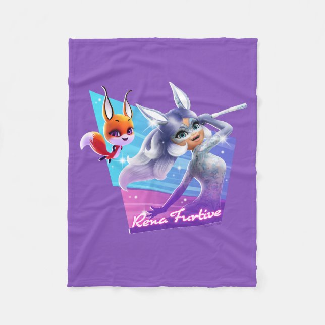 Cobertor De Velo Rena Furtive Graphic (Frente)