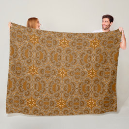 Cobertor De Velo Renda Fractal de Caramelo