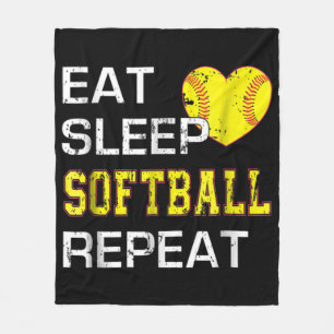 Cobertor De Velo Repetição de Softball em Sono