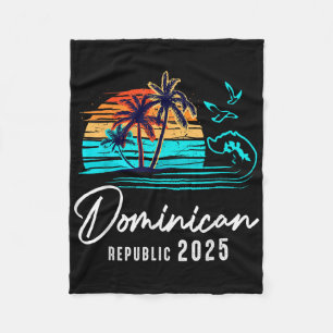 Cobertor De Velo República Dominicana 2025 — Férias de Verão F