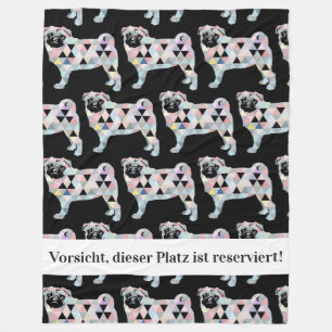 Cobertor De Velo Reserviert für Herr Mops