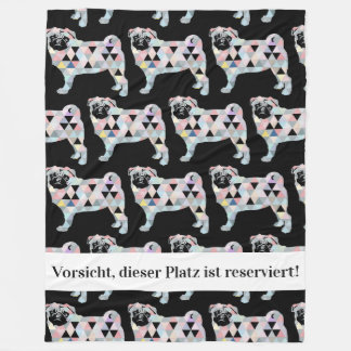Cobertor De Velo Reserviert für Herr Mops