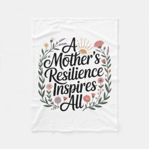 Cobertor De Velo Resiliência de uma Mãe Inspira Todos