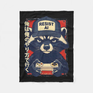 Cobertor De Velo Resist Ai - Raccoon Gamer Design 