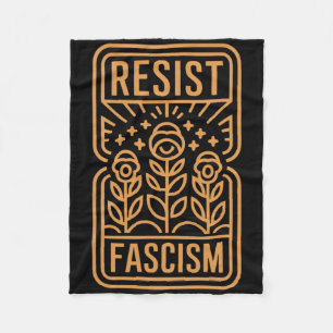Cobertor De Velo Resista ao Fascismo Protesto Trump Anti Trump