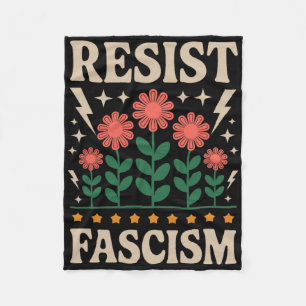Cobertor De Velo Resista ao Fascismo Protesto Trump Anti Trump 14