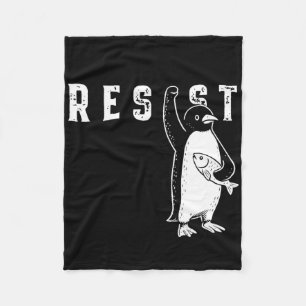 Cobertor De Velo Resiste A Camisa De Pinguim Resiste O Ativismo Pin