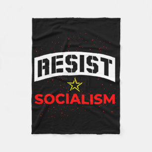 Cobertor De Velo Resistência ao Socialismo Anti-Socialismo 1