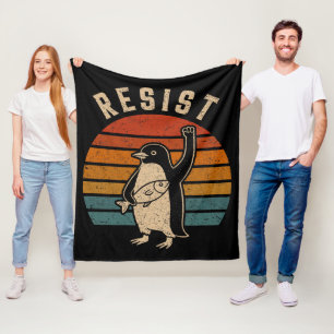 Cobertor De Velo Resistência aos pinguins em protesto contra tarifa