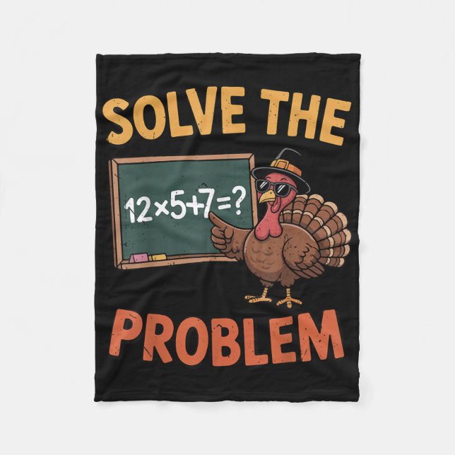 Cobertor De Velo Resolva O Problema 67 Meme Peru Professor de Matem (Frente)
