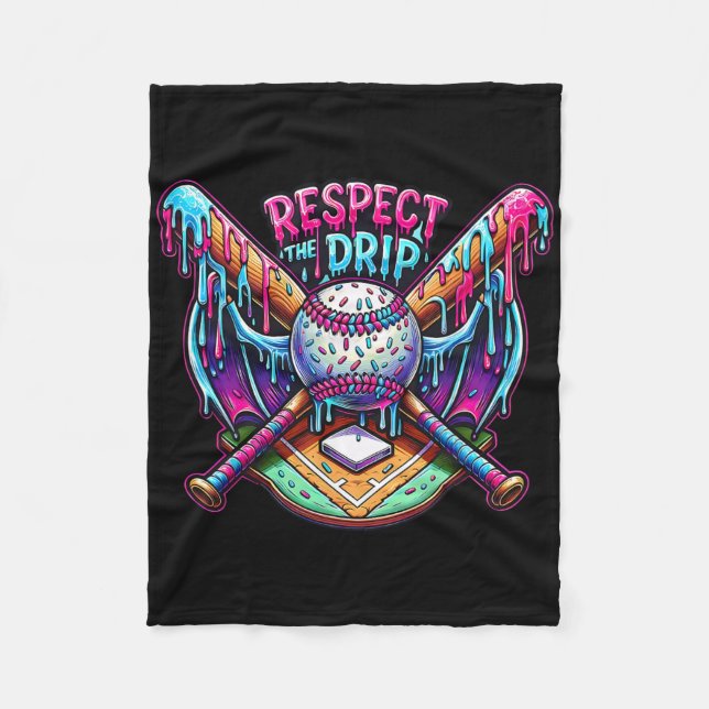 Cobertor De Velo Respeite O Drip Bysebyll Home Plate Com Sprinkle (Frente)