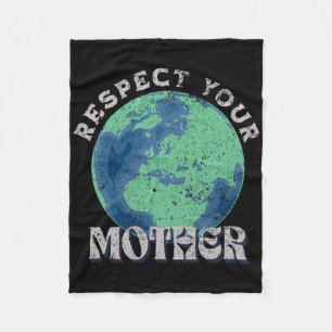 Cobertor De Velo Respeite Sua Mãe Salvar O Dia Da Terra